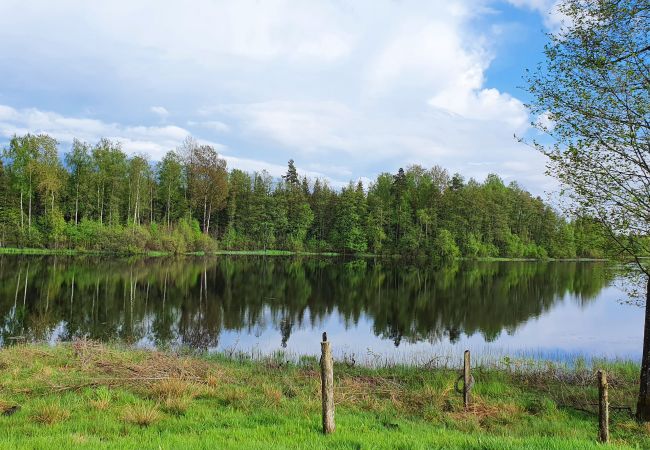 Ferienhaus in Hamneda - Schönes Ferienhaus mit Panoramablick über den See Hängasjön | SE06013