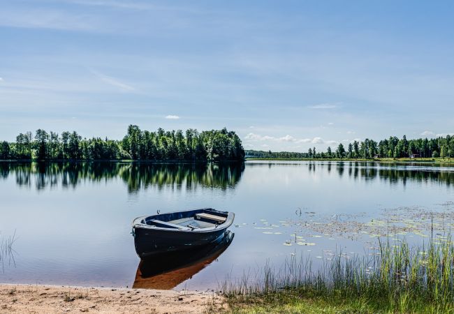 Ferienhaus in Hamneda - Ferienhaus mit Aussicht auf den See Hängasjön | SE06016