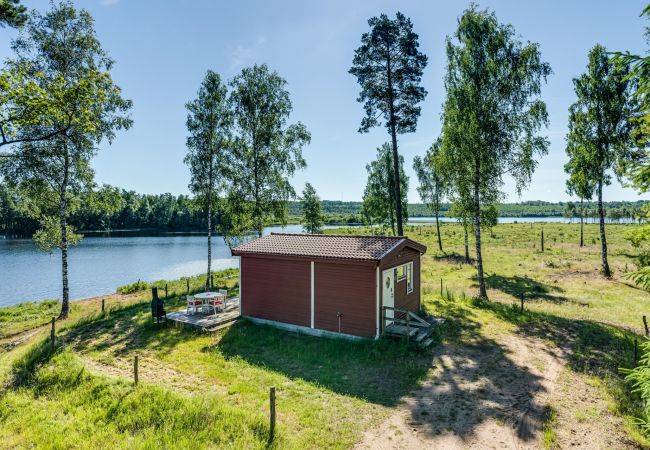 Ferienhaus in Hamneda - Ferienhaus mit Aussicht auf den See Hängasjön | SE06016