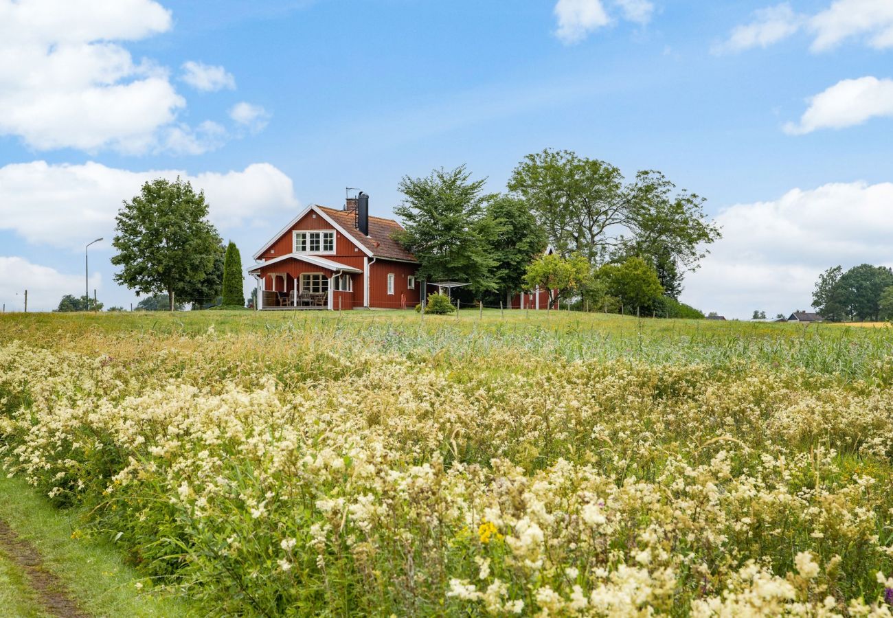 Ferienhaus in Vittaryd - Schönes Ferienhaus im Dorf Flattinge, 9,5 km von Lagan mit Aussicht über den Flåren  | SE06029