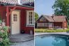 Ferienhaus in Mölnbo -  Idyllisches Haus in Mölnbo mit beheiztem Pool bei Gnesta | SE13025