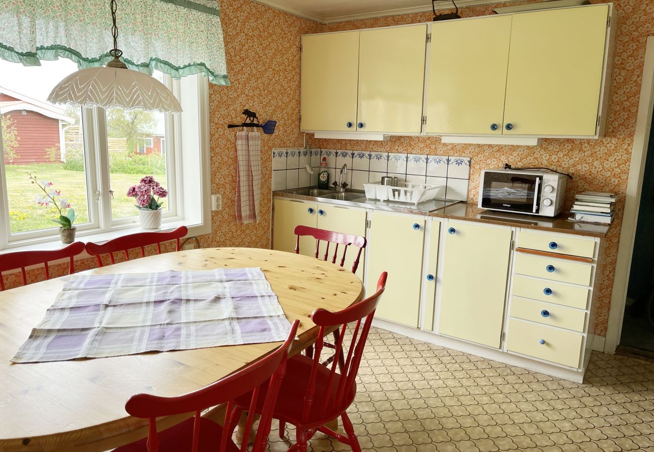 Ferienhaus in Gullringen - Gemütliches rotes Ferienhaus auf dem Land außerhalb von Vimmerby I SE05038