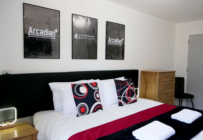 Ferienwohnung in Birmingham - ★ Premium Arcadian+ One Bed Apart - Sofa Bed - Balcony - Brand New!