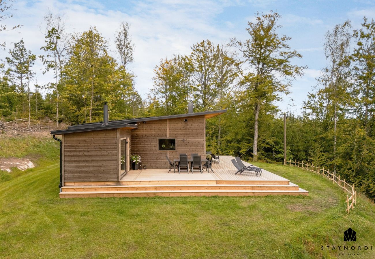 Ferienhaus in Lönashult - Ferienhaus mit Sauna und Seeblick im malerischen Lönashult | SE06090