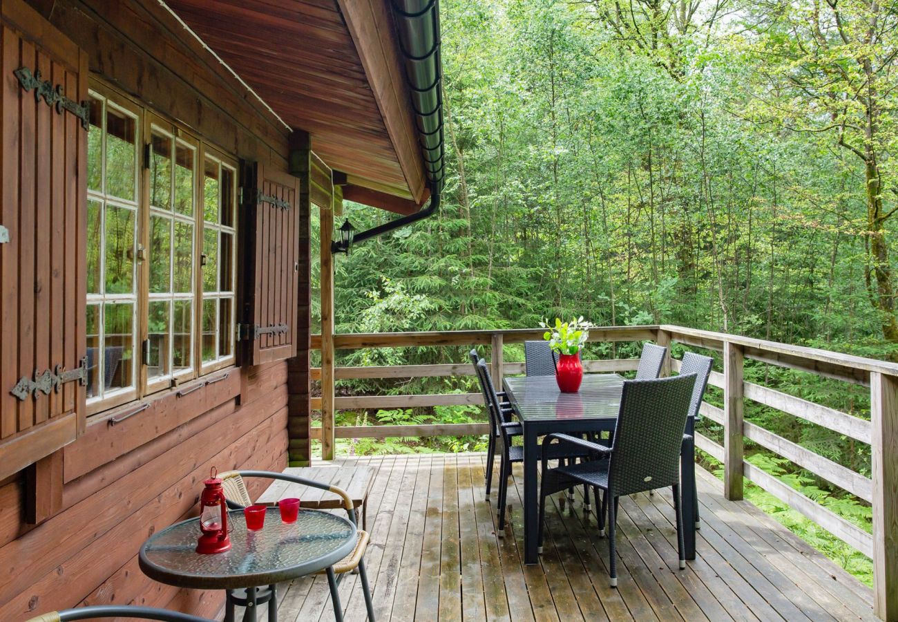 Terrace with a small table