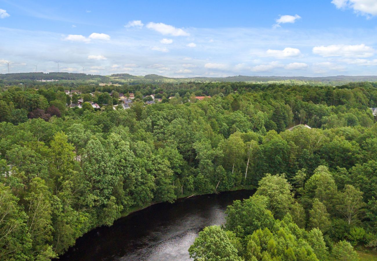 Drone shot of the river Lagan