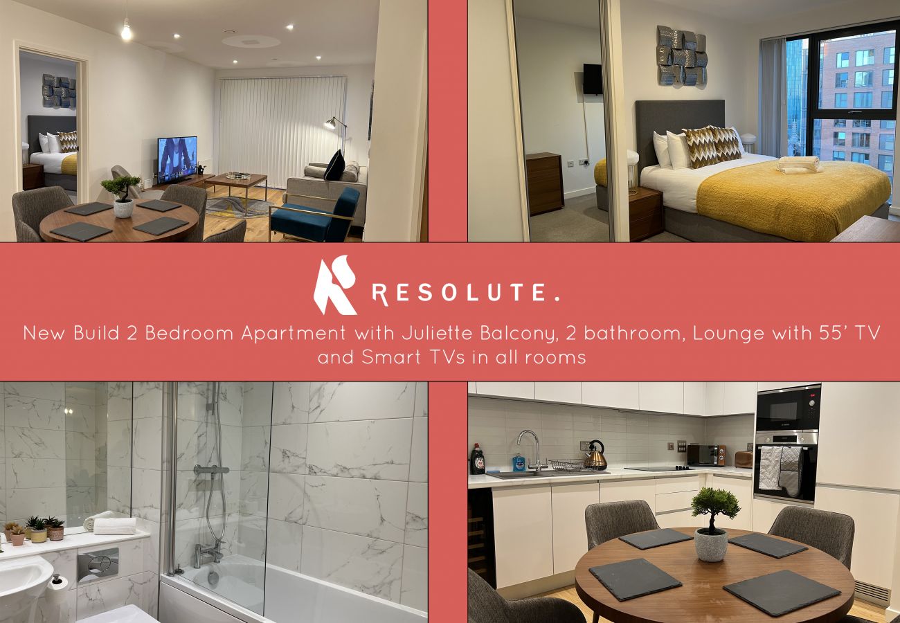 Apartment in Birmingham - ★ New Luxury Spacious 2 Bed with En Suite Apartment 