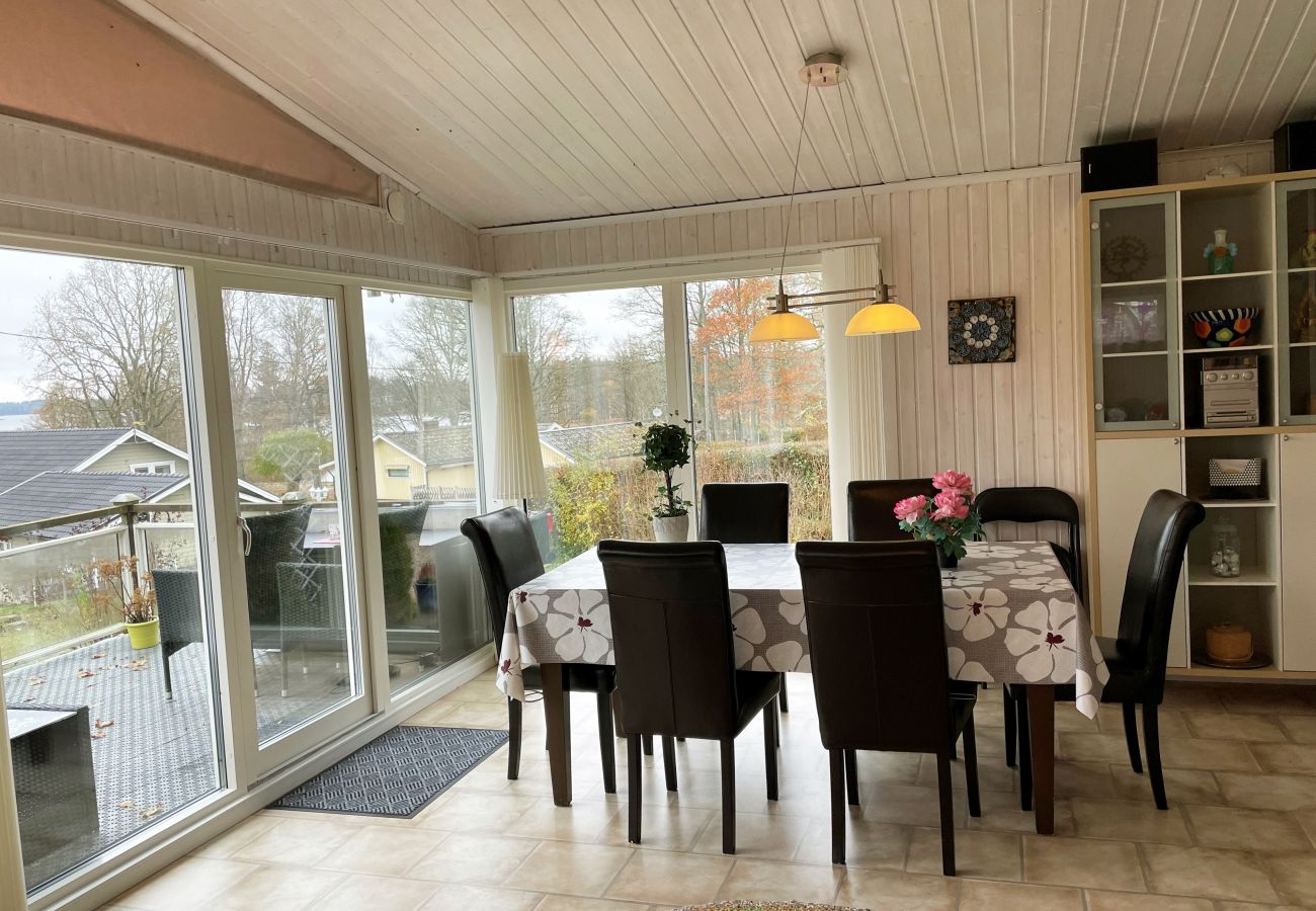 House in Lagan - Lovely holiday home with a panoramic view of lake Flåren near Lagan | SE06042