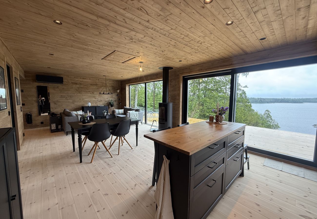 House in Lönashult - Holiday home with sauna and lake view in scenic Lönashult | SE06090