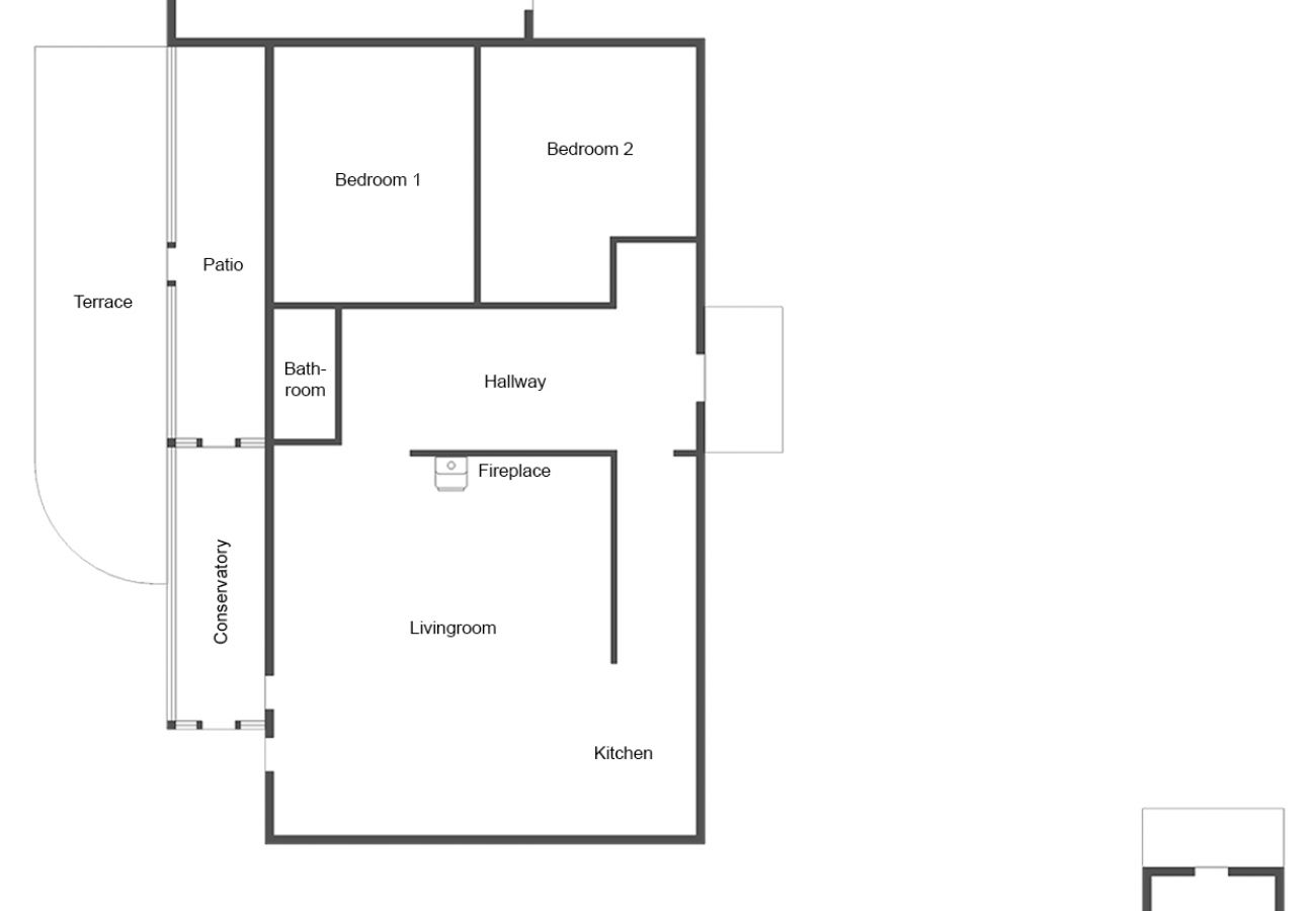 Stuga i Ljungby - Semesterhus med fantastiskt läge och egen sjötomt 