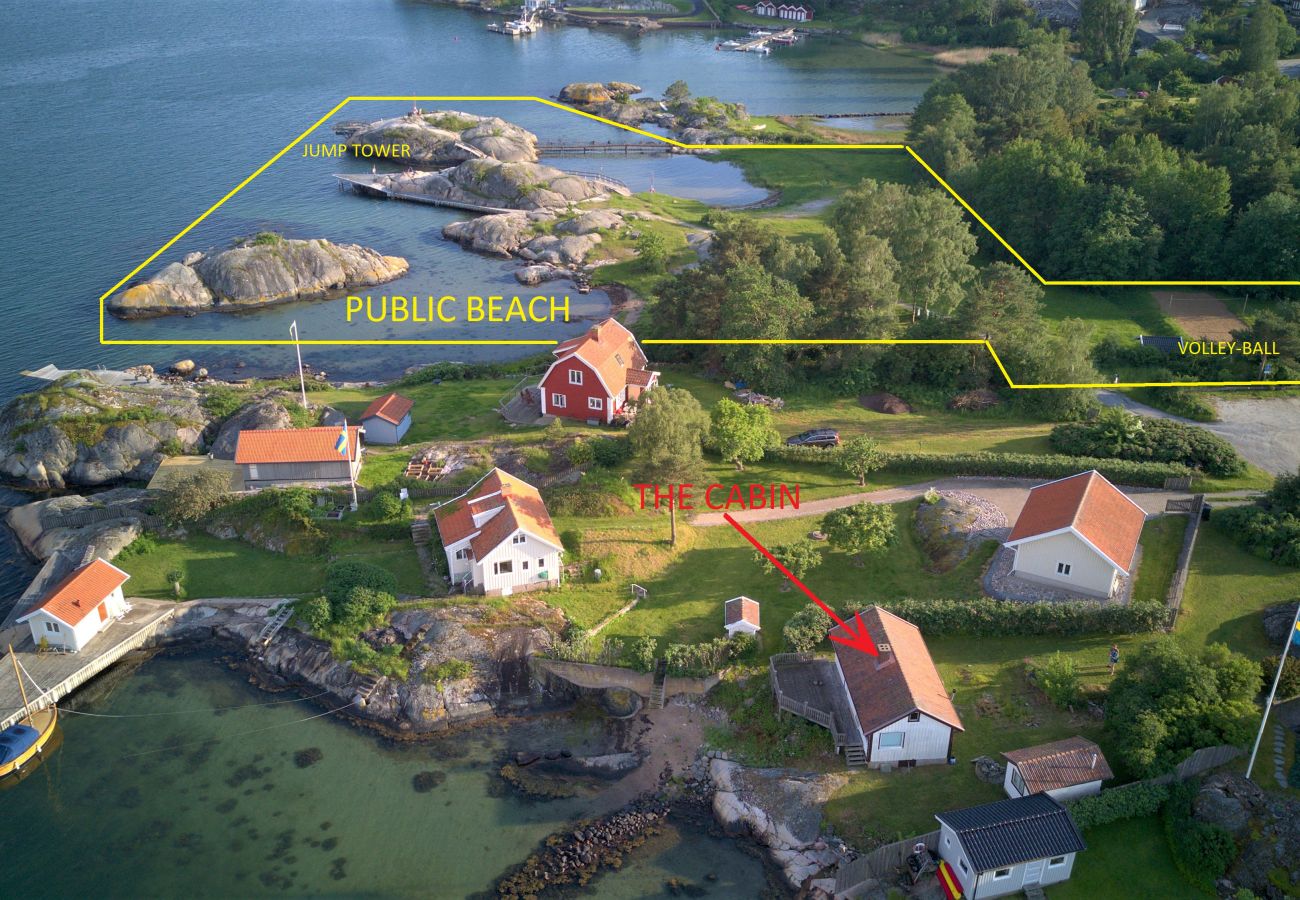Stuga i Höviksnäs - Semesterhus med havsutsikt och privat strand på Tjörn  
