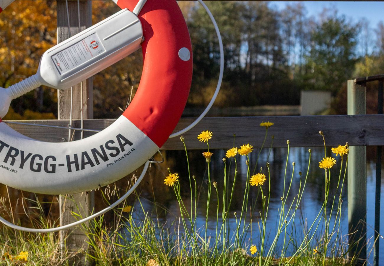 Stuga i Marieholmsbruk - Familjevänlig stuga vid Sjön i Småland – Perfekt för Stora Sällskap  SE06078